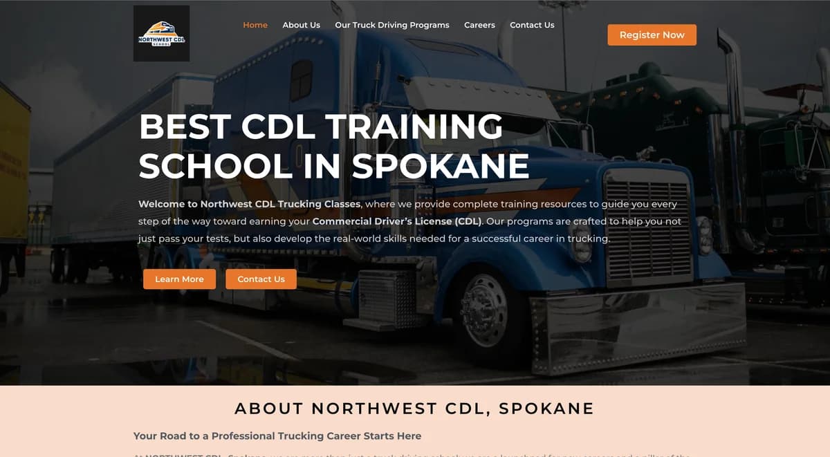 Northwest CDL website preview